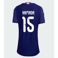 Camiseta Japón Daichi Kamada #15 Primera Equipación Replica Mundial 2026 para mujer mangas cortas